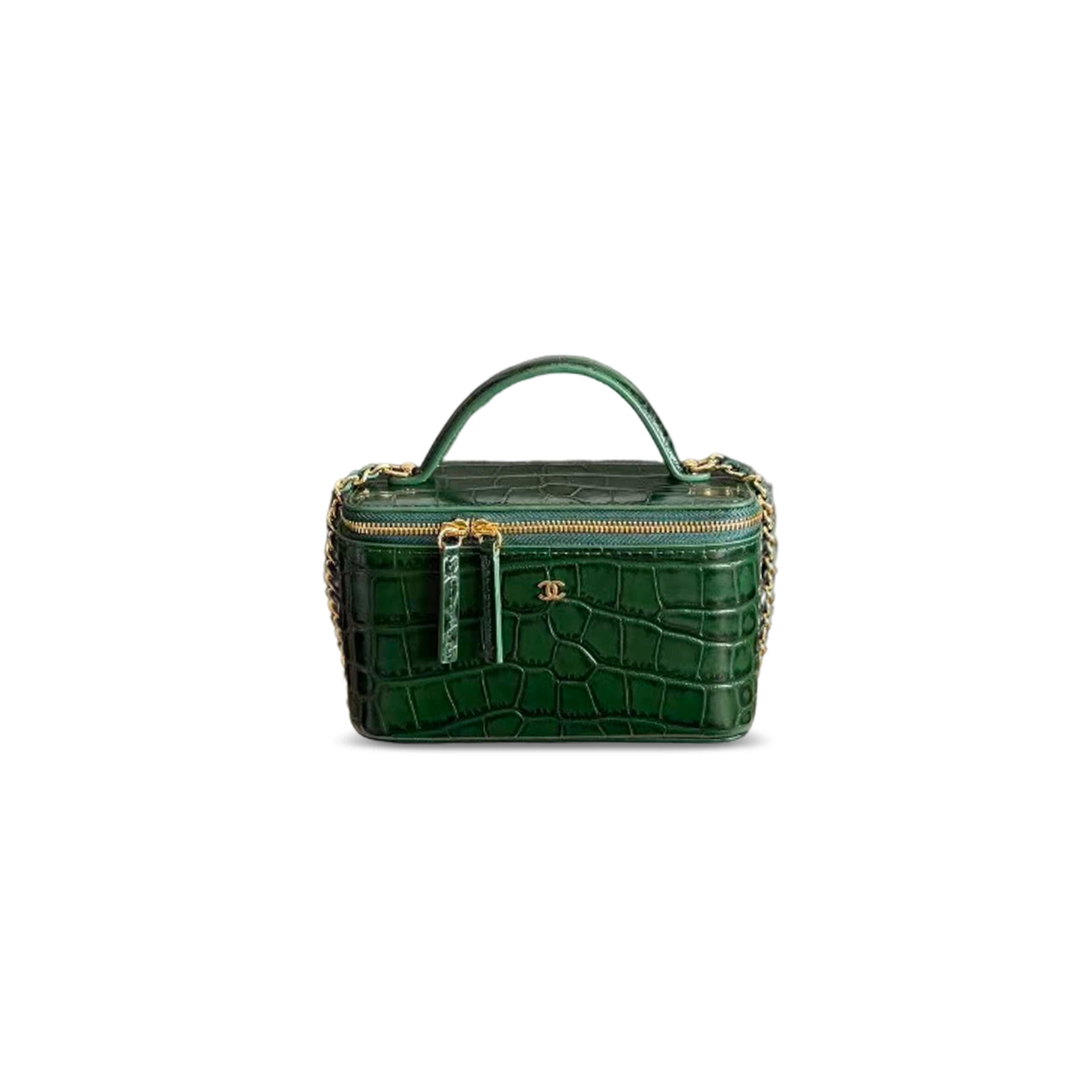 CHANEL MASTER SMALL TOP HANDLE LONG VANITY CASE (16.5*10*8cm)